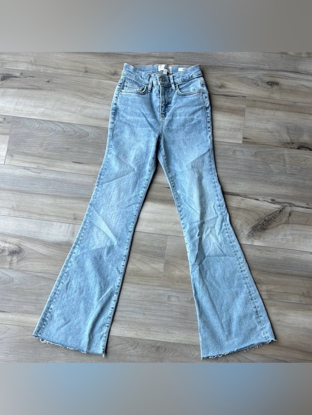 NWT Frame Denim Le Easy Flare Jeans, Size 24